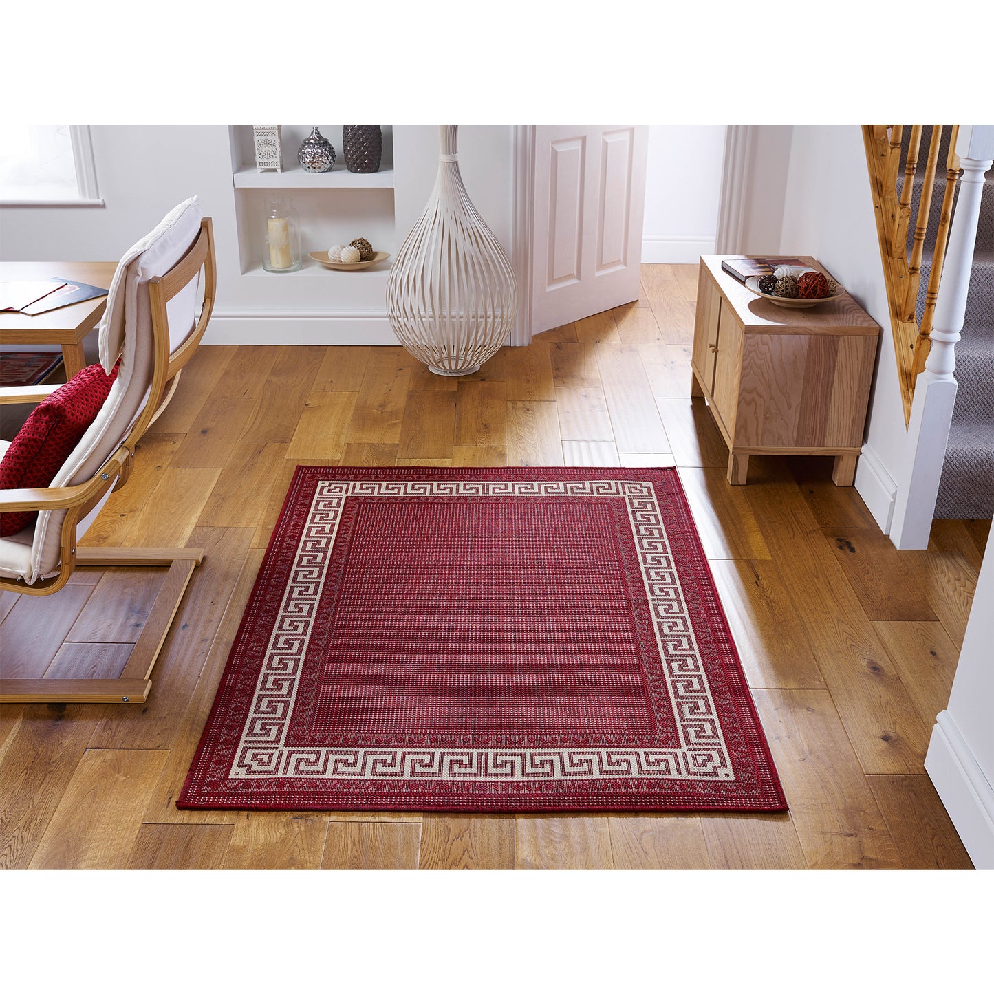 Greek Key Flatweave