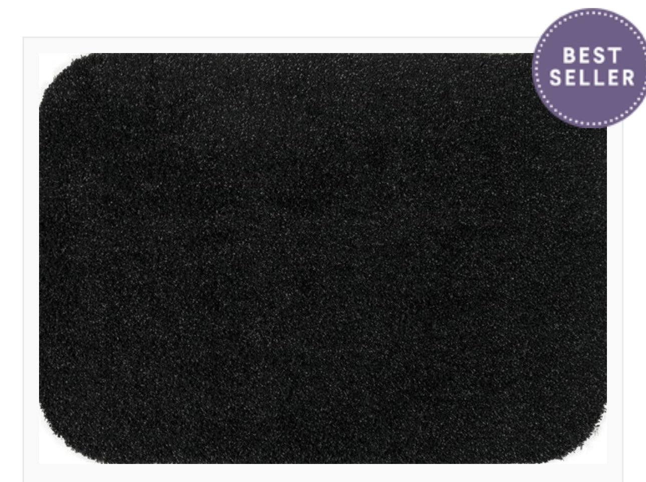 Turtle Mat Plain Graphite - 75cm x 100cm (Large)