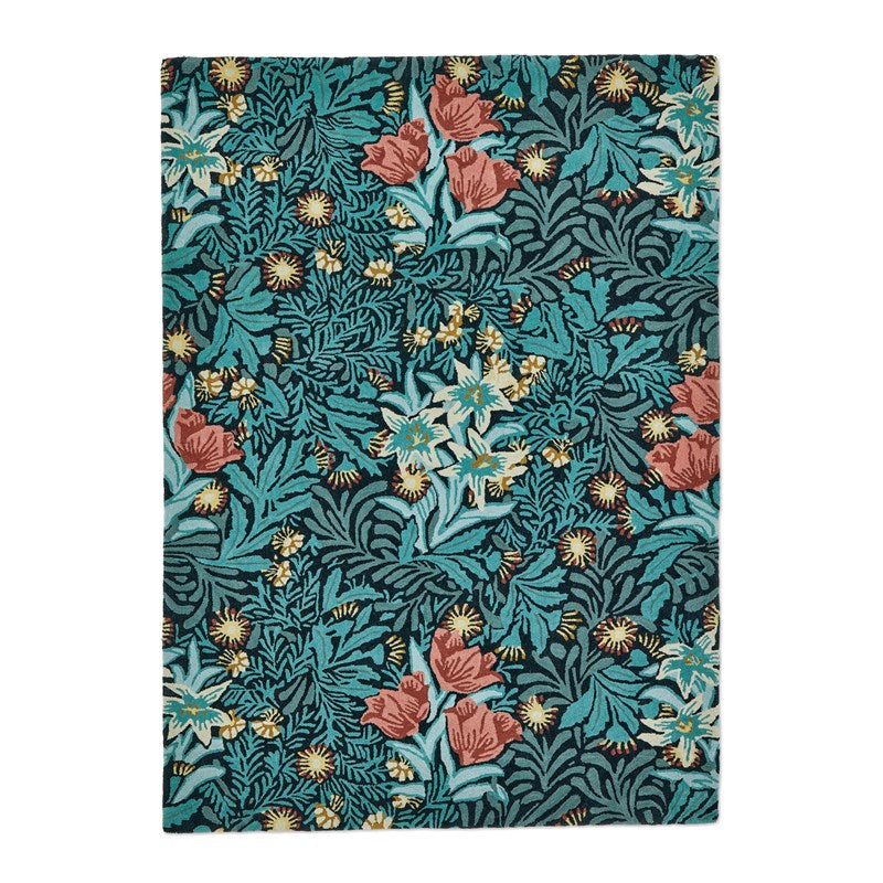 William Morris Bower Indigo Rug