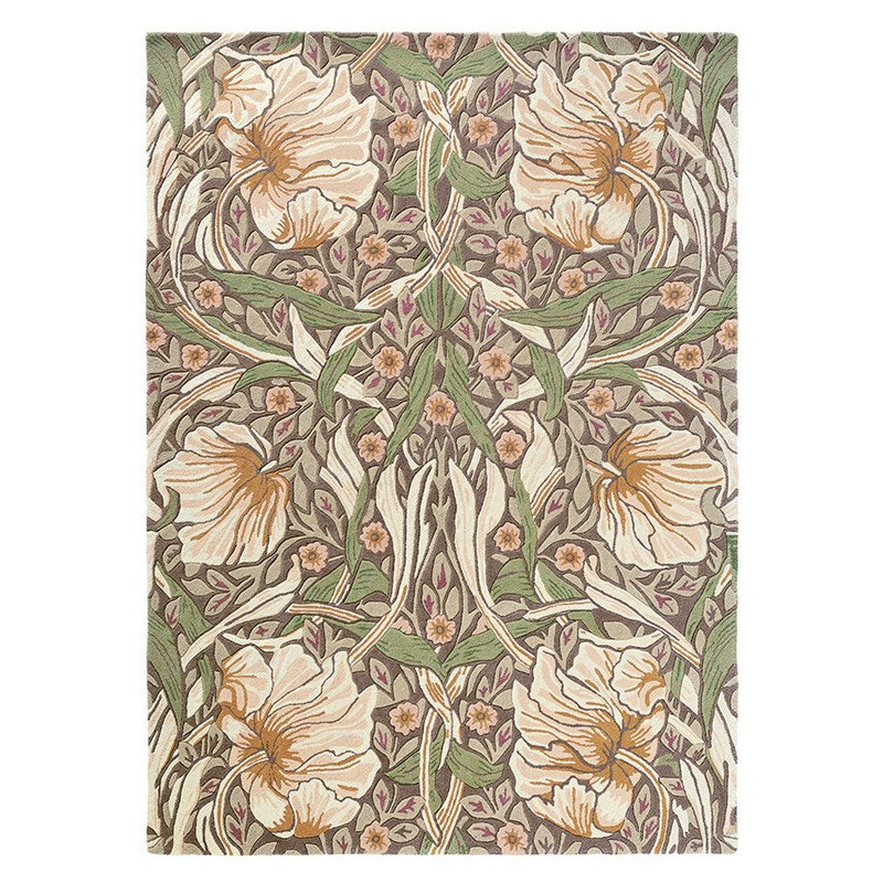 William Morris Pimpernel Aubergine Rug