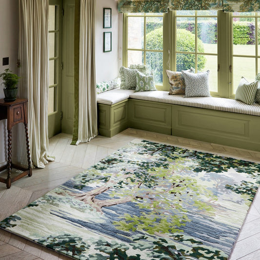 Sanderson Ancient Canopy Forest Green Rug