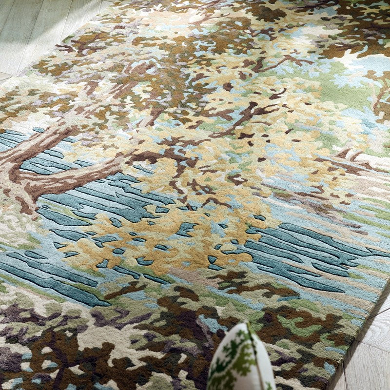 Sanderson Ancient Canopy Forest Green Rug