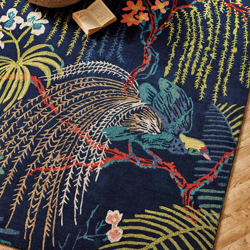 Sanderson Rainforest Tropical Night Rug