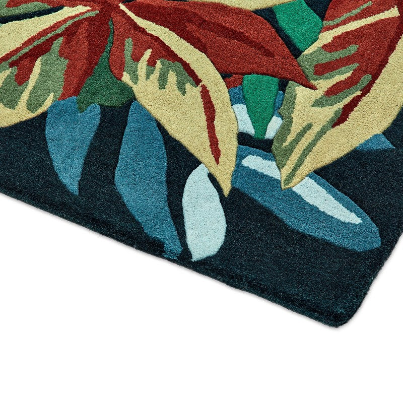 Sanderson Robins Wood Forest Green Rug