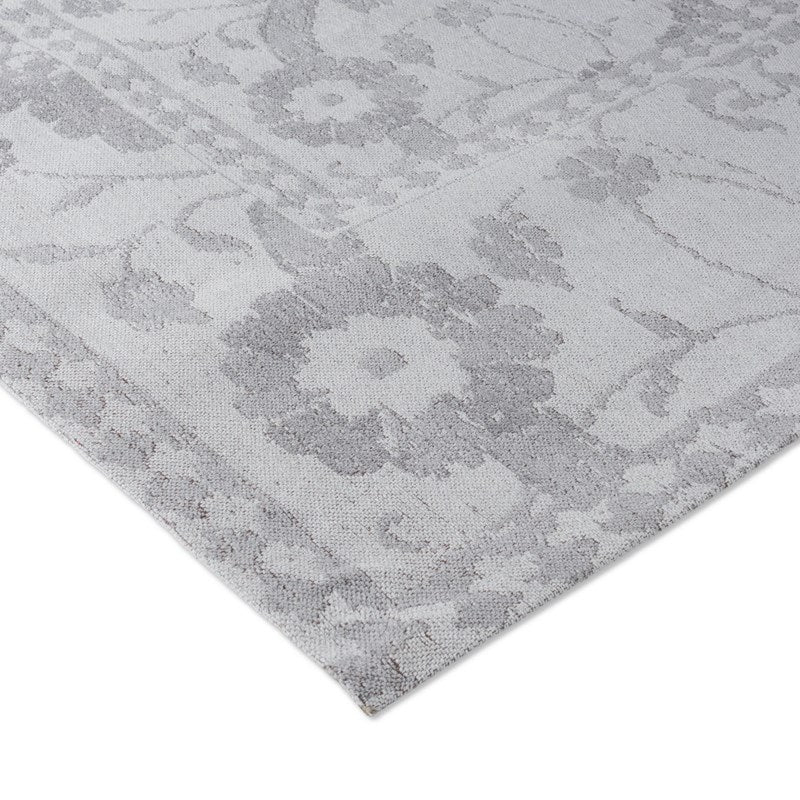 Laura Ashley Newborough Jacquard Steel Grey Rug