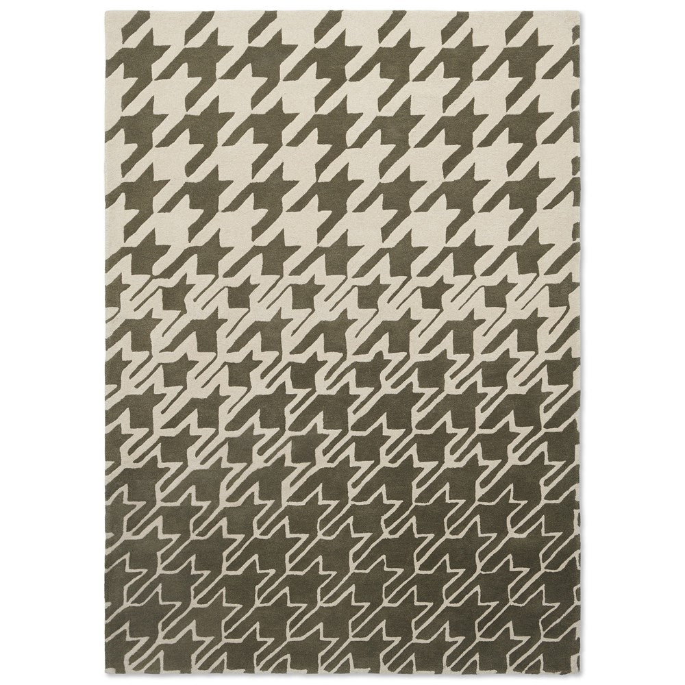 Ted Baker Houndstooth Grey Rug