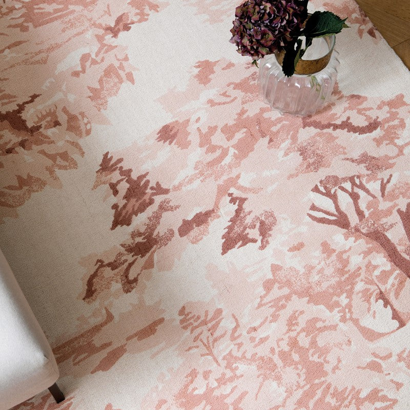 Ted Baker Landscape Toile Light Pink Rug