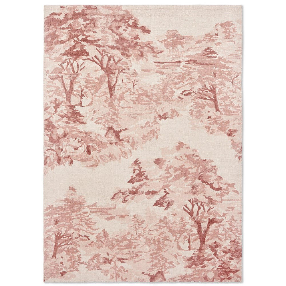 Ted Baker Landscape Toile Light Pink Rug