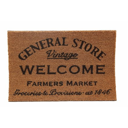 Welcome Vintage Doormat - 60cm x 40cm