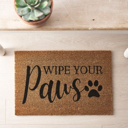 Wipe Your Paws Doormat - 60cm x 40cm