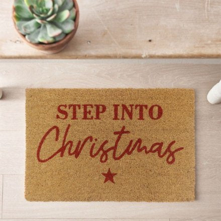 Step Into Christmas Doormat - 60cm x 40cm