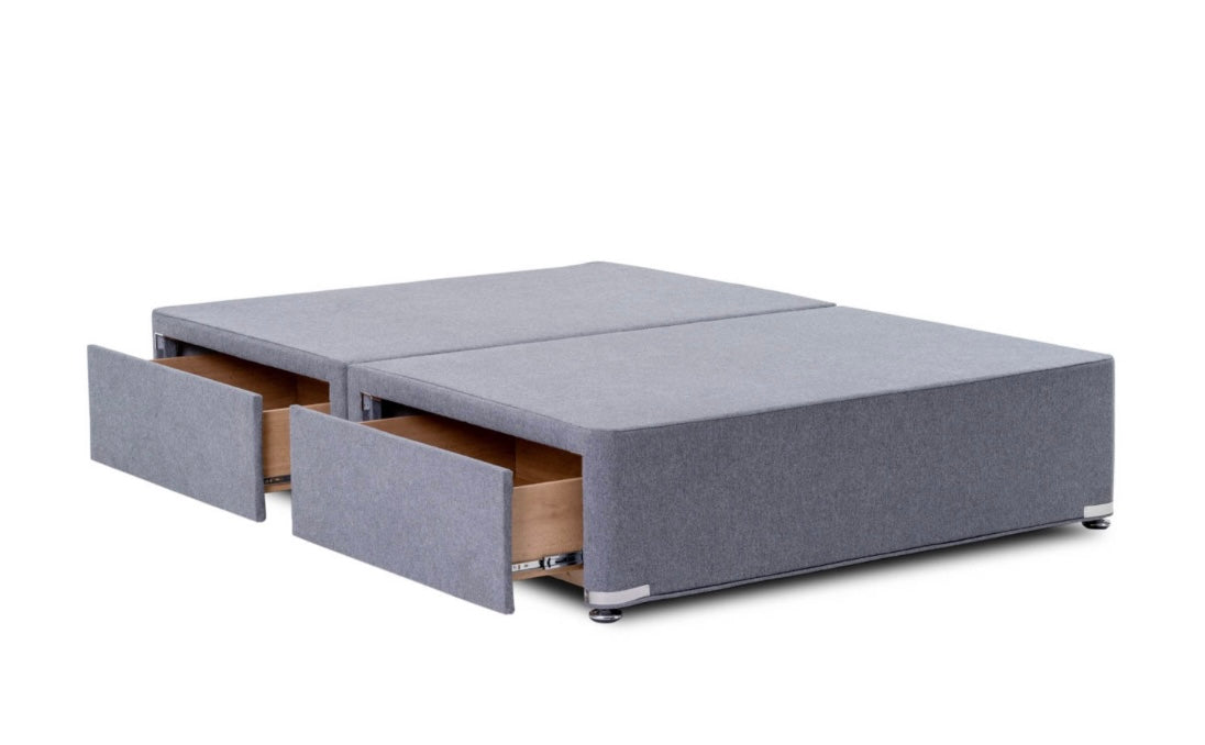 4ft Small Double Premium Reinforced Divan Bed Base (Choice Of Colours)
