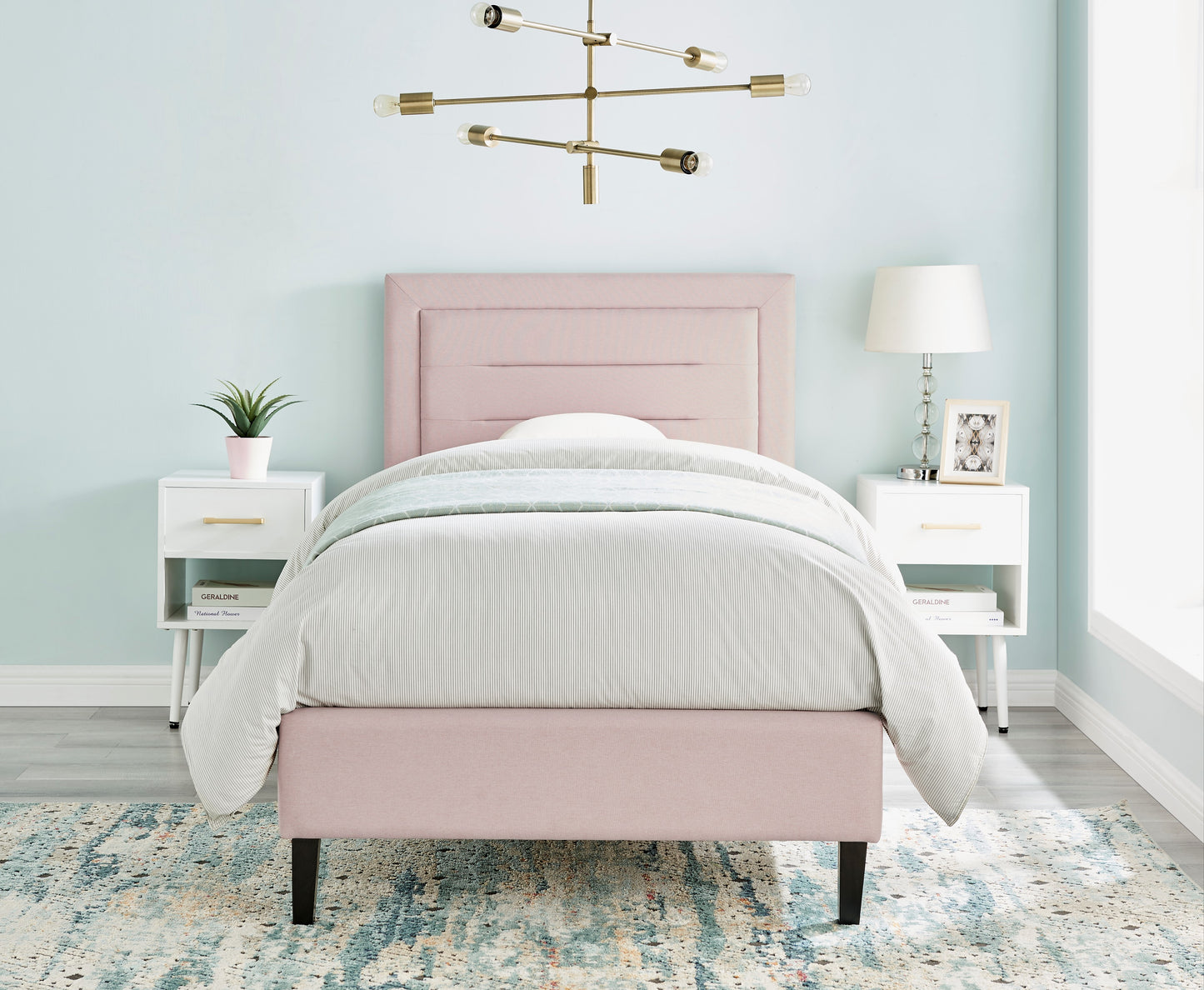 Picasso Pink Fabric Bed